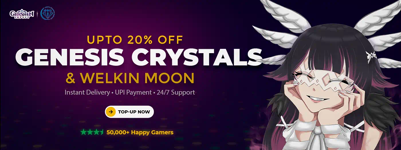 Genshin impact genesis crystals top up india
